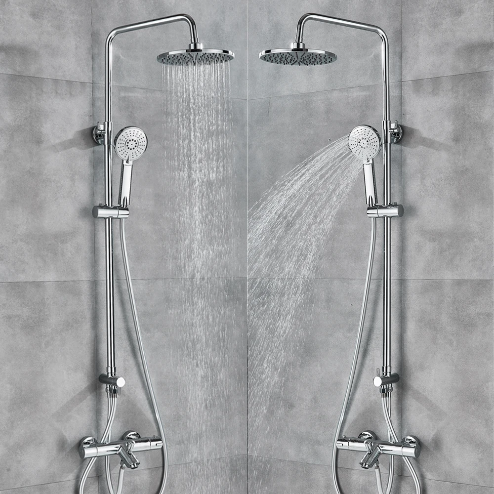 Uythner ванной термостатический фотоэлемент комнаты настенный хромированный