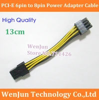 500PCS DHLEMS Free Shipping 6-pin to 8-pin PCI Express Power Converter Cable for GPU Video Card PCIE PCI-E 18AWG