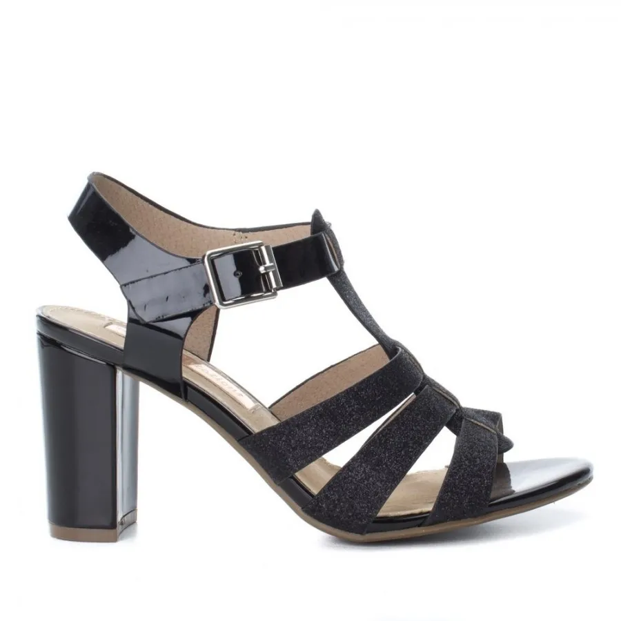 XTI 030615 NEG SANDALS женщина блеск черный|Боссоножки и сандалии| |