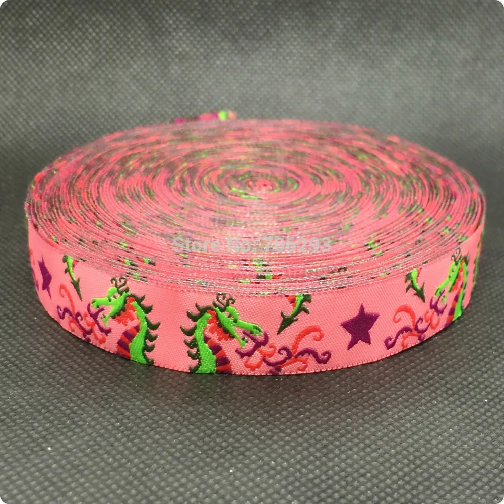 Аксессуары ручной работы ZAKKA мультяшная лента с драконом тканая жаккардовая