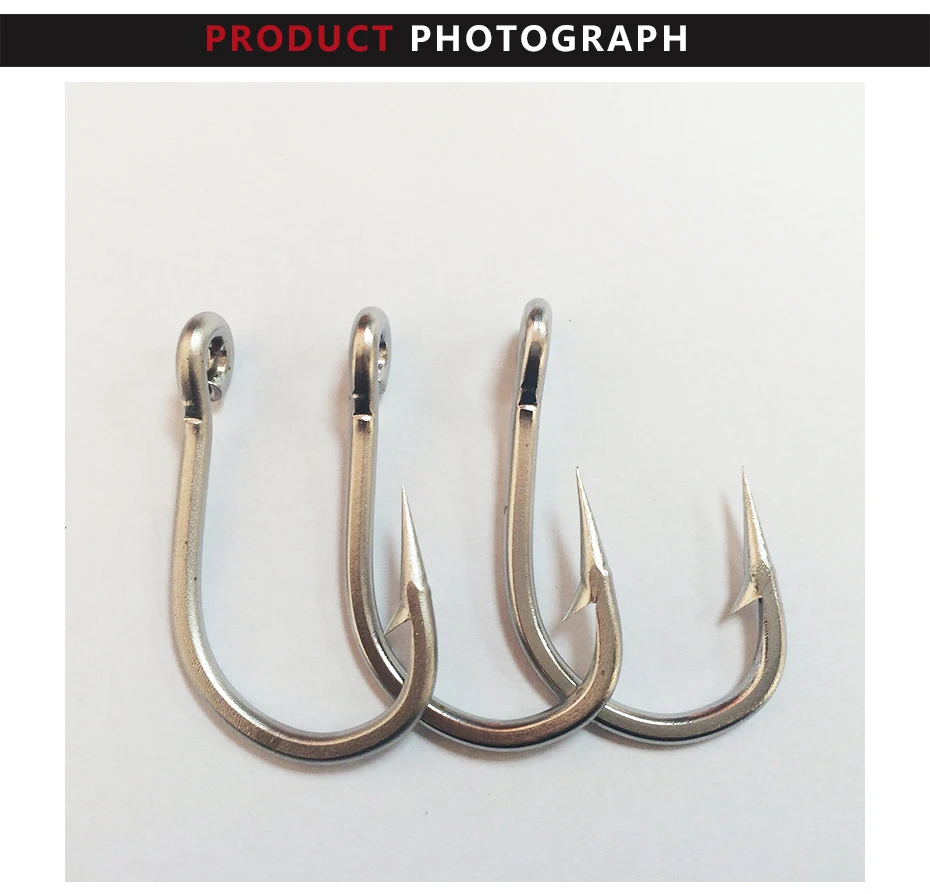 40 штук 7/0 Mustad круглый рыболовный крючок искусственный из нержавеющей стали для