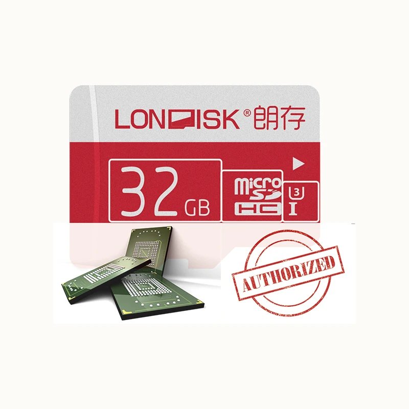 Карты памяти LONDISK 32 GB micro SD Class 10 (C10) UHS I (U1)/UHS (U3) microSDHC с адаптером SD|Карты памяти| |