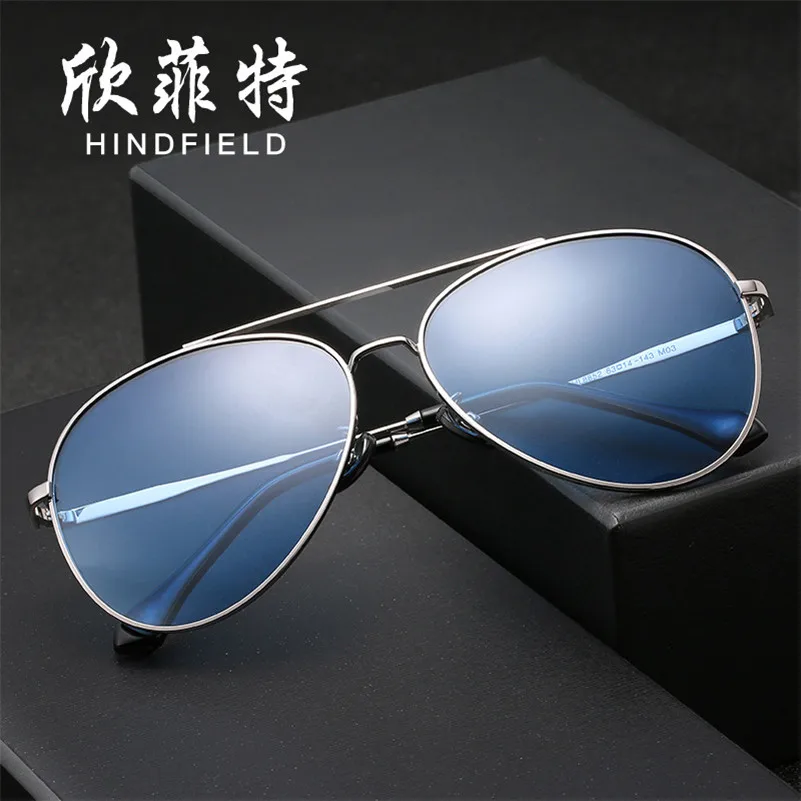 Солнцезащитные очки-авиаторы с линзами высокой четкости Мужские