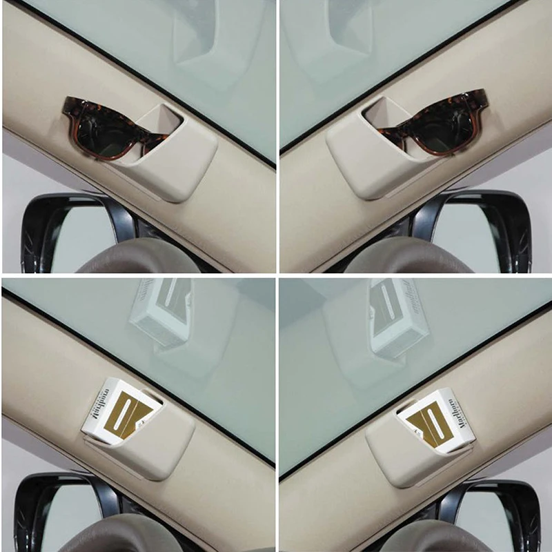 2X Универсальные автомобильные аксессуары органайзер для очков держатель