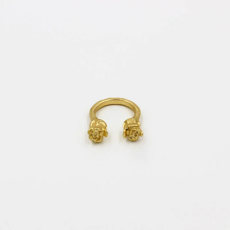 Новое поступление модные ювелирные изделия кольца из цинкового сплава с цветком