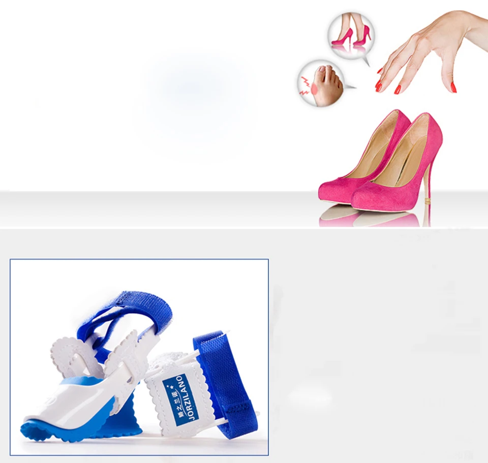 2 шт./упак. белый с синим мягким разделителем пальцев/Разделитель пальцев для