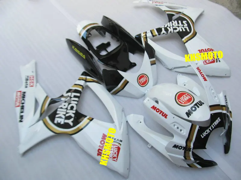 Набор обтекателей для Сузуки GSXR 600 750 K6 06 07 GSXR600 GSXR750 2006 2007 ABS белый черный набор + 7
