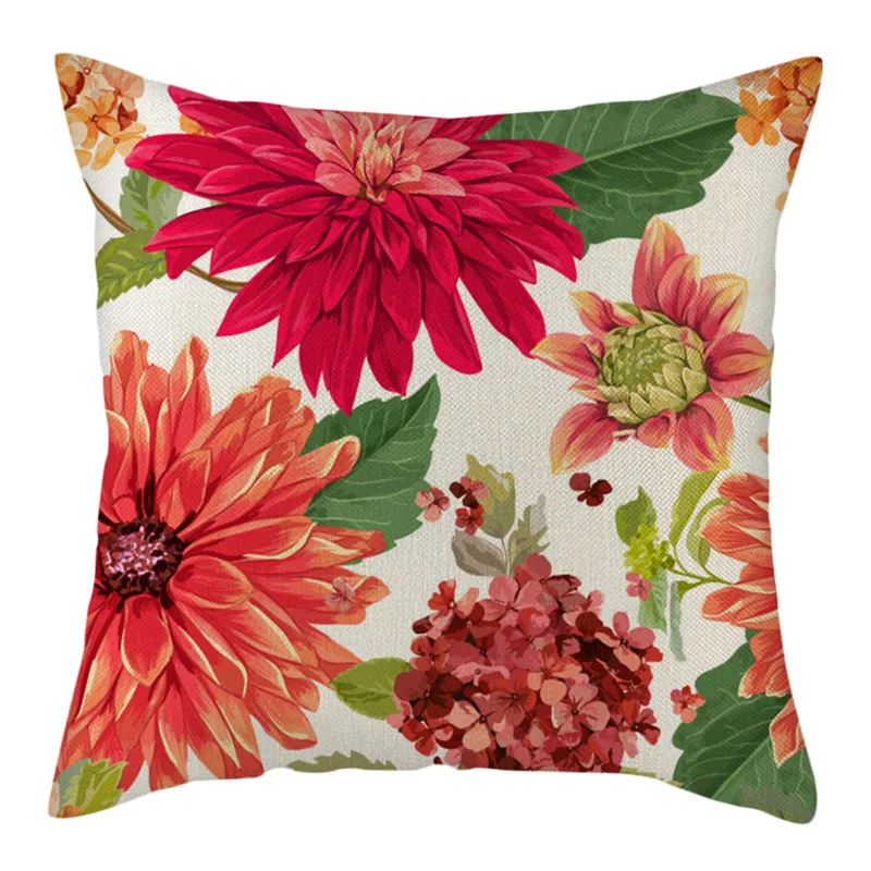 Чехол Fuwatacchi в виде розы с цветочным рисунком наволочка для домашнего стула