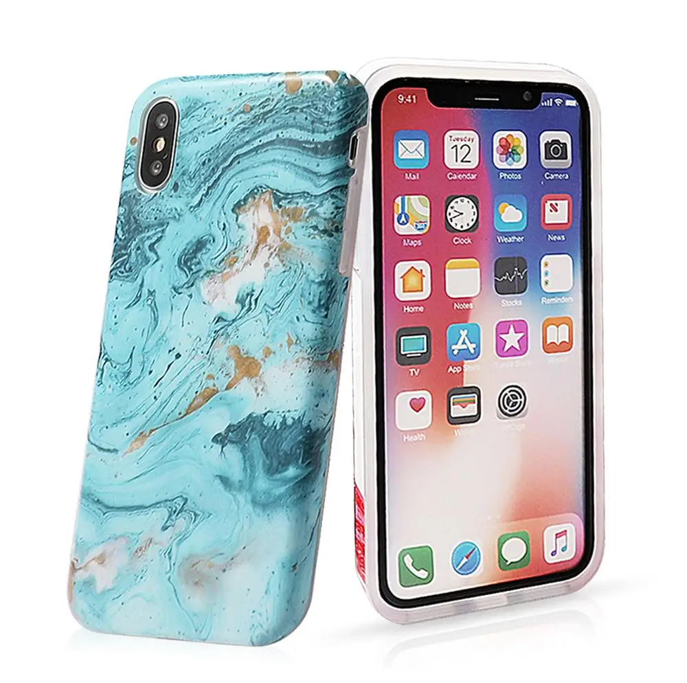 Classical Marble Phone Case For iPhone XS Max XR 6 6s 7 8 Plus X Hot Full Body Soft Silicon TPU Back Cover Cases |