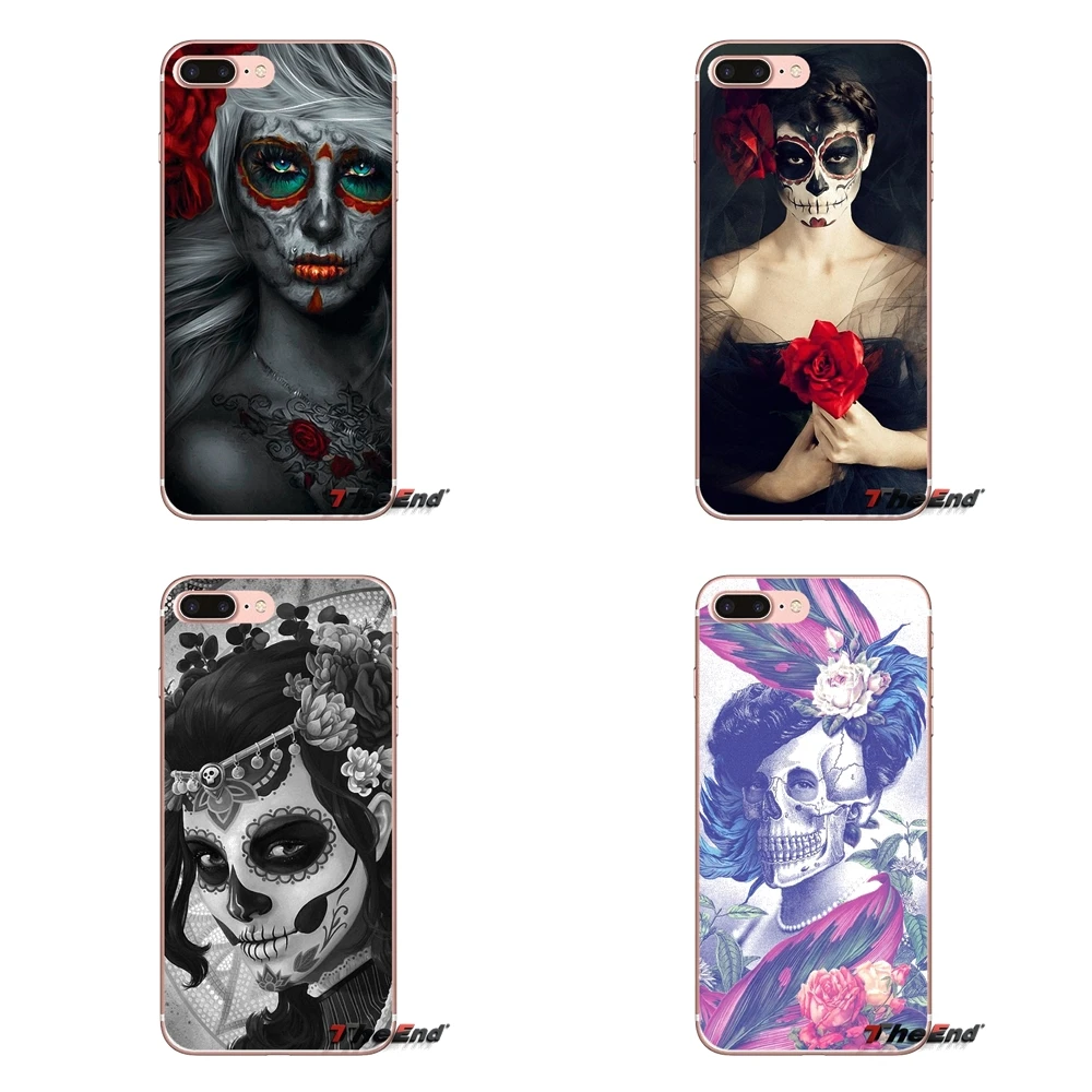 Для Apple iPhone X 4 4S 5 5S SE 5C 6 6s 7 8 плюс Катрина девушка цветок мягкие прозрачные чехлы |