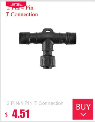 8/12 мм IP67 LED продлить Кабели Применение один Цвета Лампы для мотоциклов 2 Pin с 1/2/3 метр удлинитель 5 шт./лот