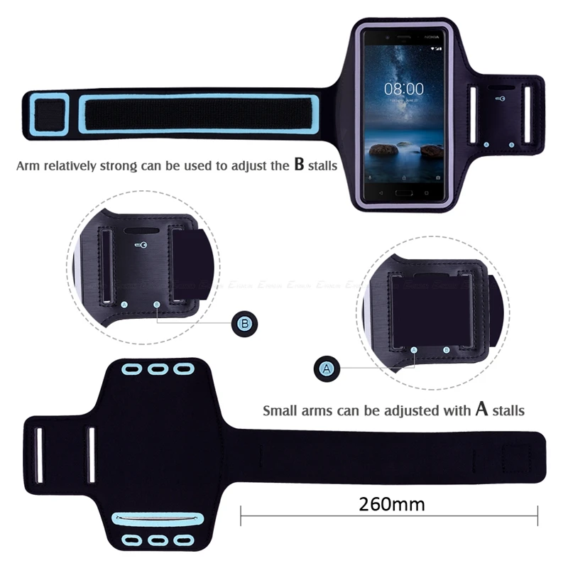 Спортивная сумка для телефона на руку чехол iphone 12 Plus тренажерного зала 5 0-5 7