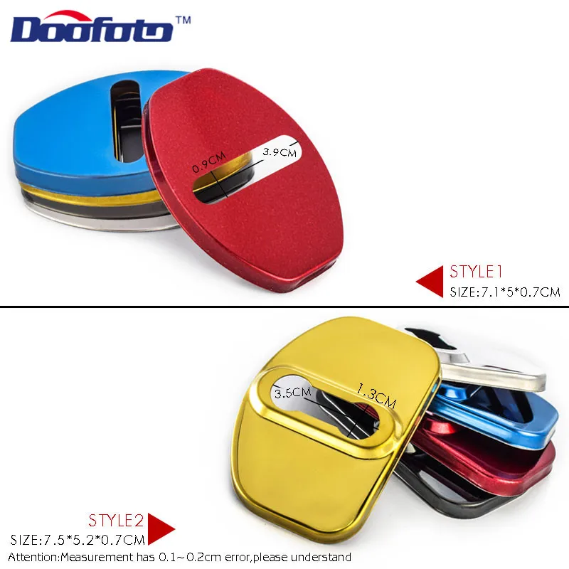4 шт. автомобильный Стайлинг крышка замка автомобильной двери чехол для Volkswagen Golf 7