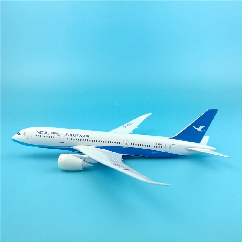 20 см Xiamen Airways Boeing 787 модель самолета B787 Airbus Модель самолета сплав дома креативный подарок сувенир ремесла