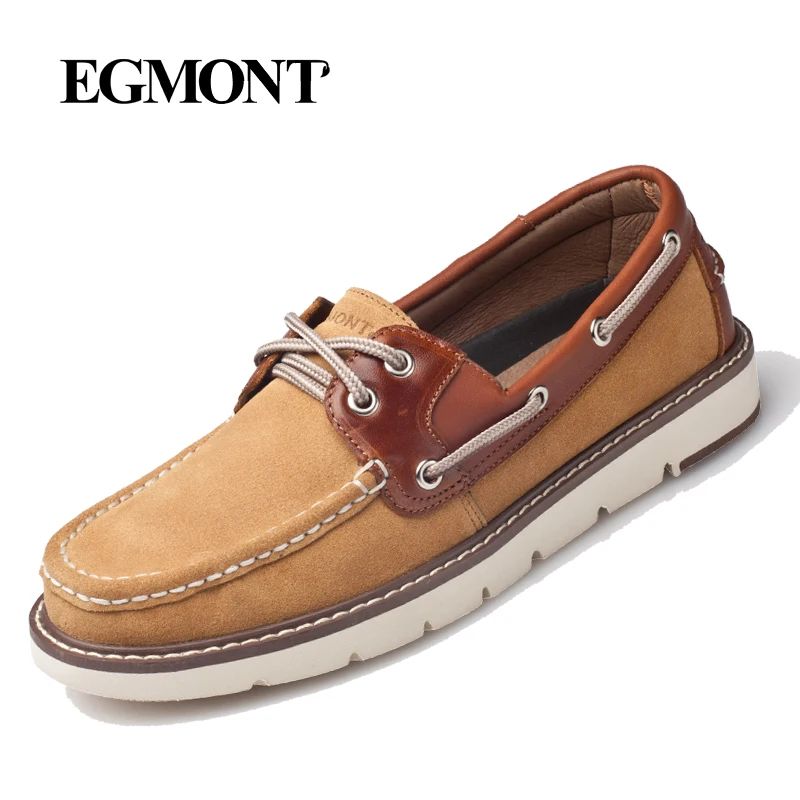 Туфли Egmont мужские повседневные из натуральной кожи лоферы удобная дышащая обувь