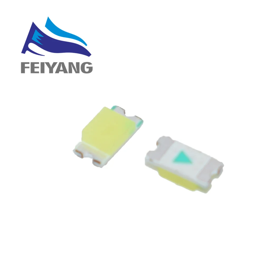 100 шт. SMD 1206 Белый светодиодный smd холодный белый супер яркий диодный светильник 5000