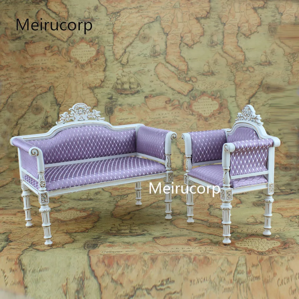 Мебель для кукол 1:6 белое кресло ручной работы | Игрушки и хобби