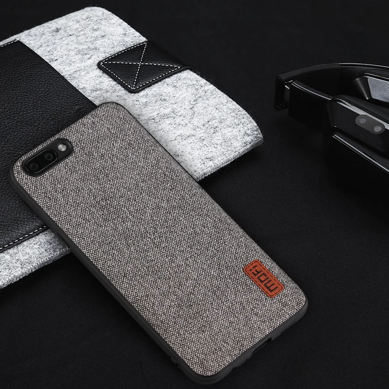 MOFi case R11 Luxury Fashion Denim Texture Cloth Case For OPPO TPU Silicone soft Anti-knock Cover for plus |