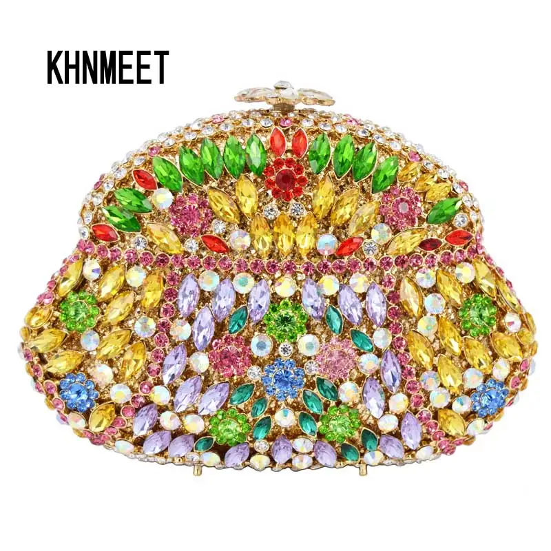 Роскошные вечерние сумки LaiSC красочные женские клатчи в стиле пэчворк красивые