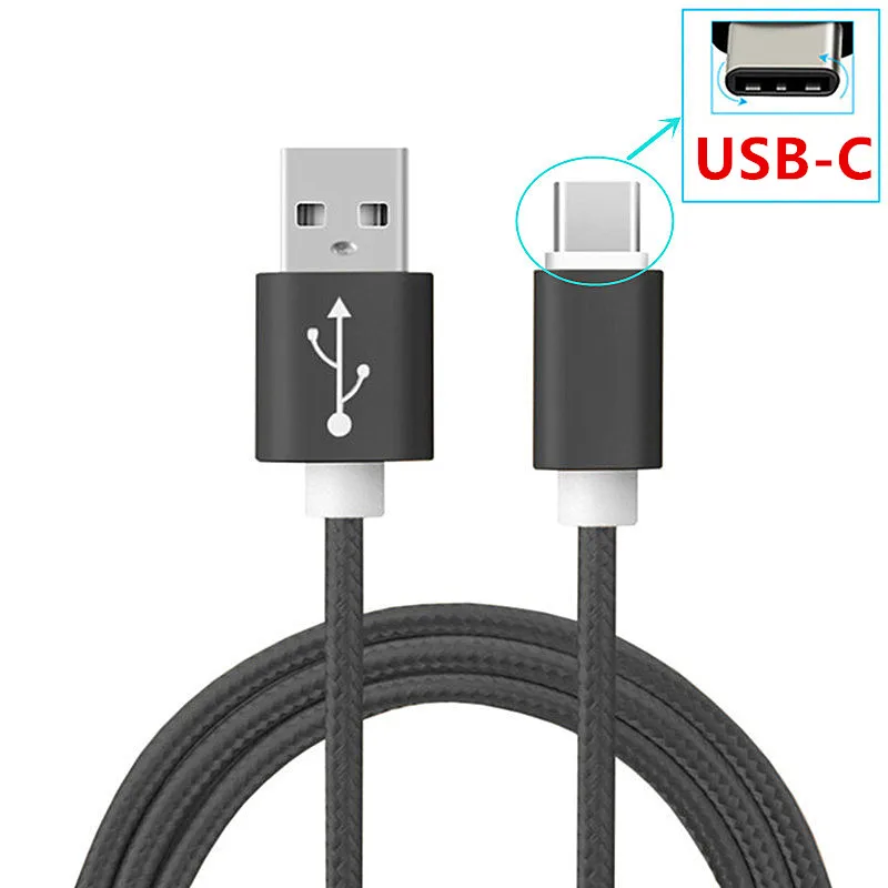 Адаптер для быстрой зарядки USB 3 0 Тип C на длиной 2 м внешний адаптер Samsung Galaxy S8 S9 S10 a3