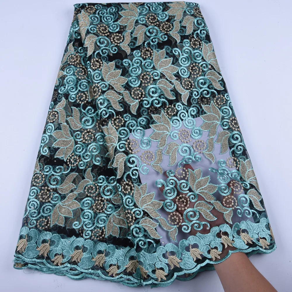 Новое поступление африканская сухая кружевная ткань 2019 высокая качественная