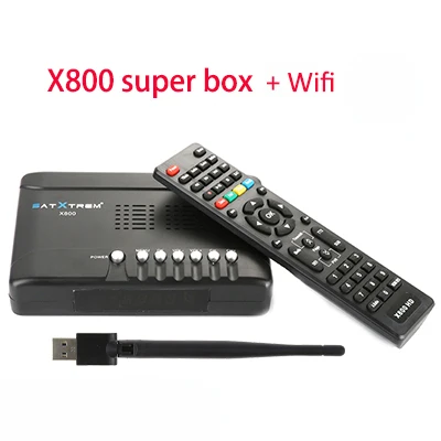 x800 add wifi Satxtrem X800 HD спутниковый ТВ приемник с Wifi MT7601 DVB S2 Цифровой Full HD 1080P Поддержка Cccam тюнер ТВ приемник - Цвет: x800 add wifi