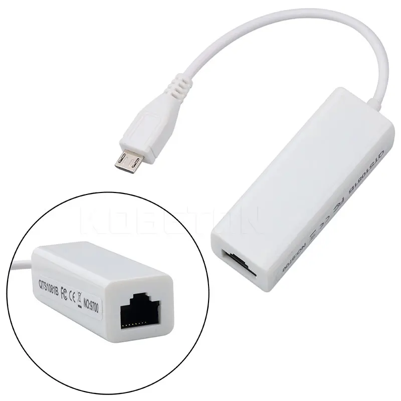 Высокая скорость Micro USB 2 0 мужчина к RJ 45 Женский 5 контактный разъем Ethernet LAN сетевая