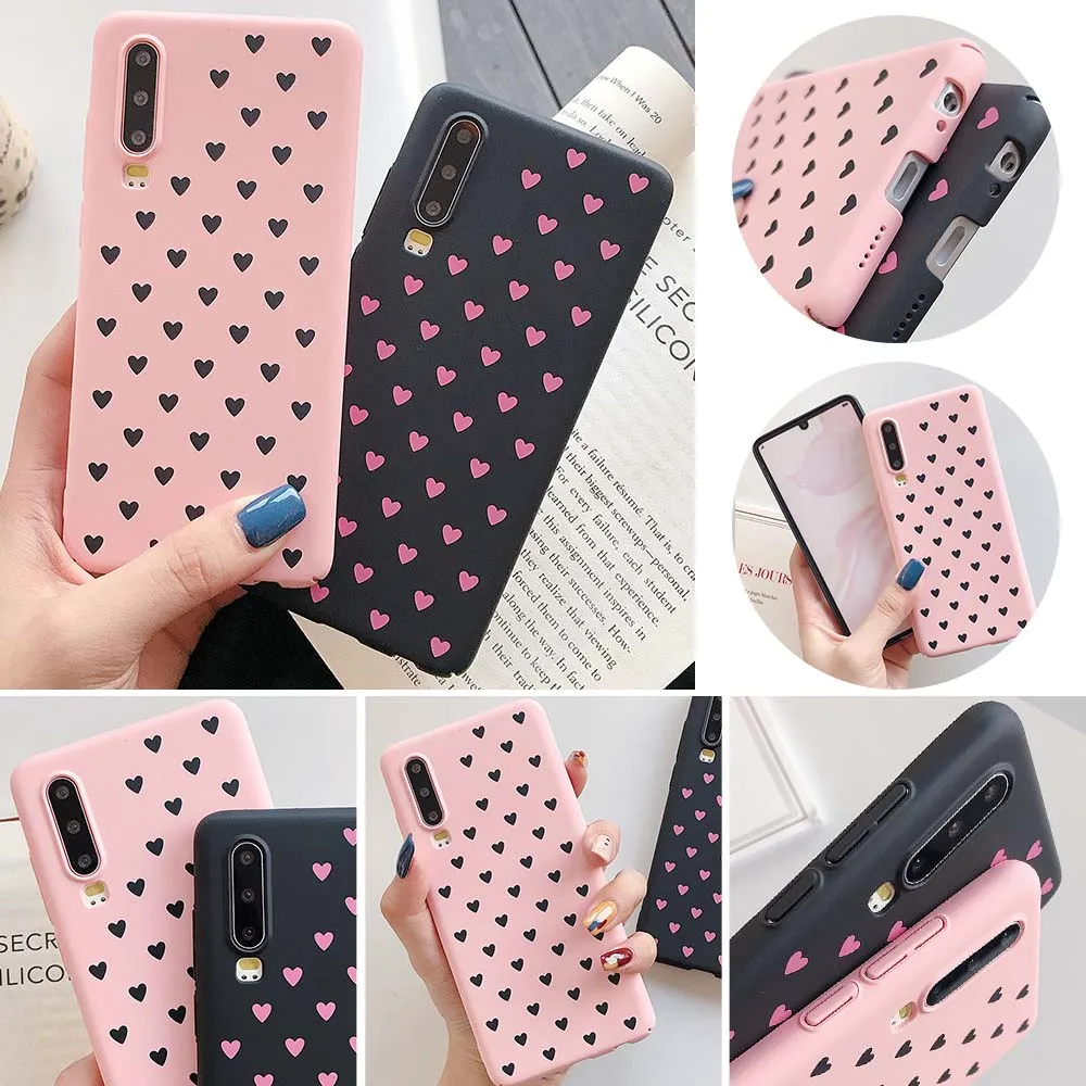 KISSCASE Love Phone Case For Huawei P20 P10 Lite Pro Hard PC Mate 10 20 Honor 9 8X Ultra Thin Heart |