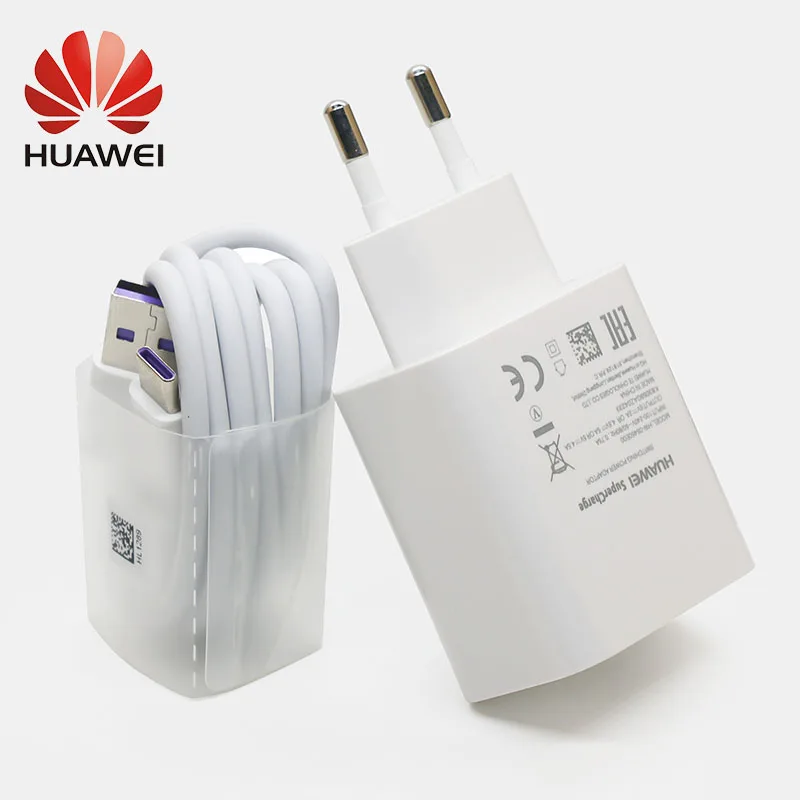 Оригинальное супер быстрое зарядное устройство HUAWEI для Huawei P10/P10 Plus/P20 Pro/Mate 9 10/Mate 10
