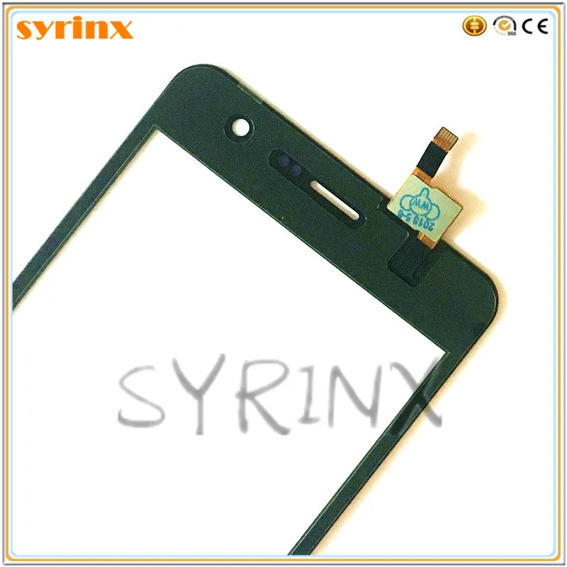Syrinx 5.0 inch For Fly Champ FS529 FS 529 Touch Screen Digitizer Front Glass Panel Sensor Replacement Touchscreen 3m tape | Мобильные