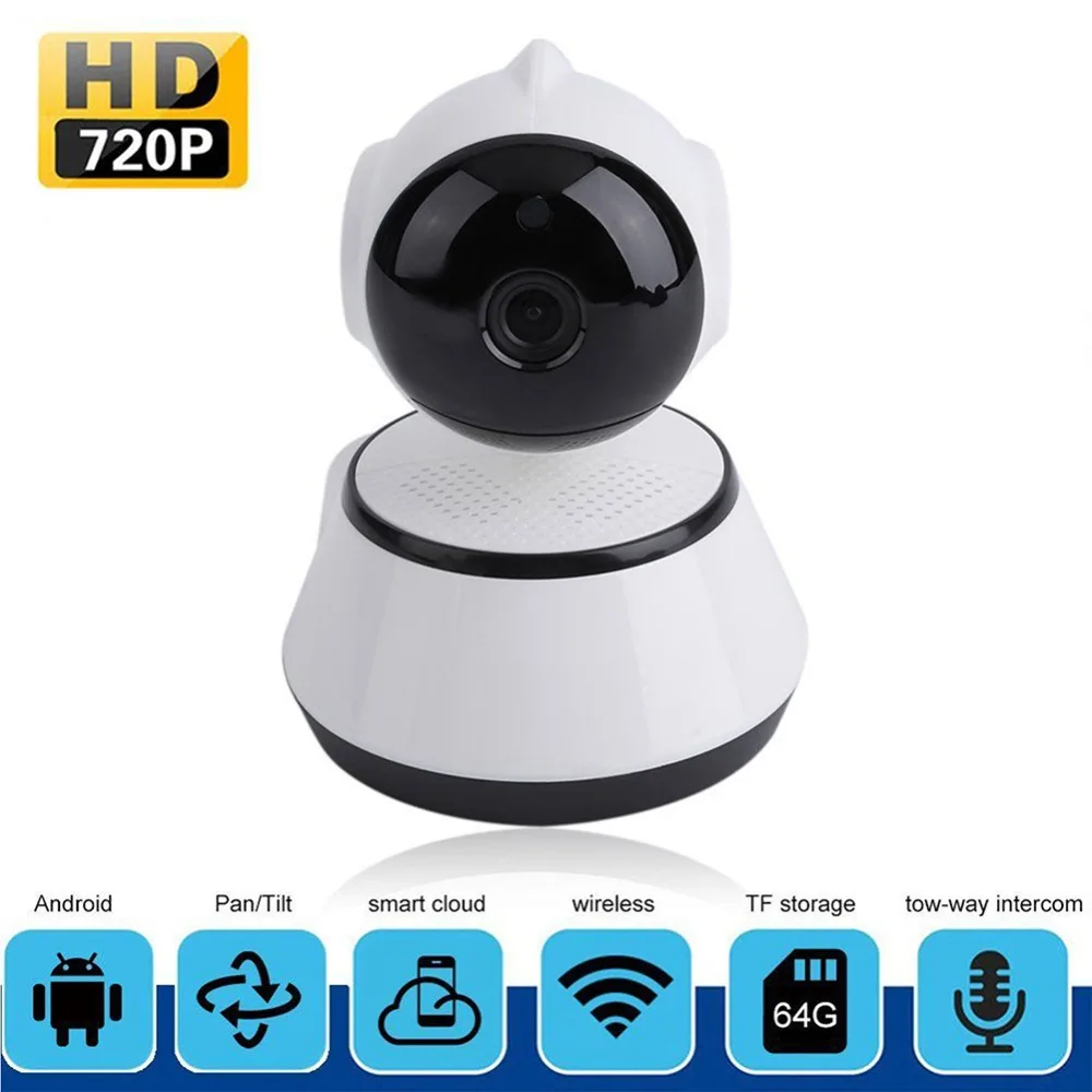 Беспроводная ip камера HD 720P Wi Fi беспроводная сетевая мини интеллектуальное