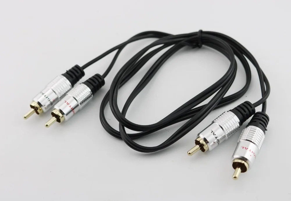 1 шт. 3FT прочный двойной 2 RCA штекер телефонный для 2x аудио OFC адаптер кабель Ipod
