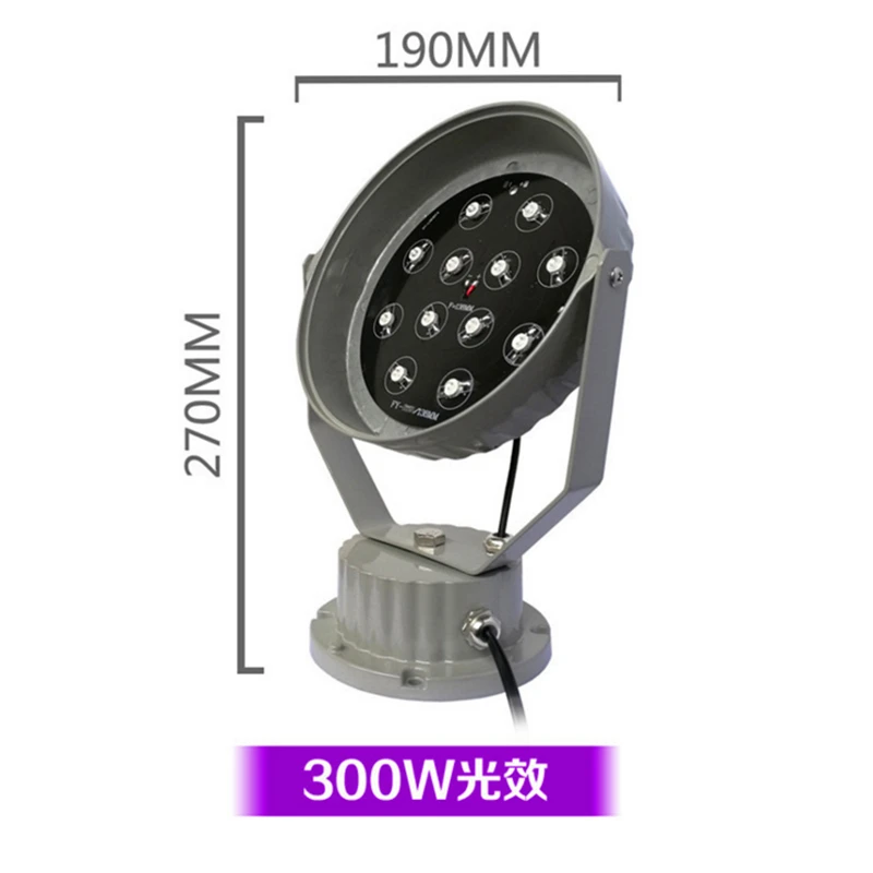 365 нм высокомощный светодиодный Фиолетовый УФ черный свет танцевальные тени