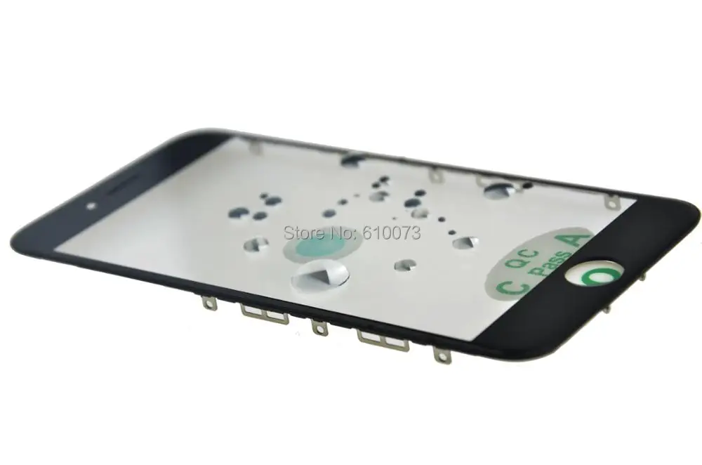 MAIJIEKE высокое качество холодный пресс 6S plus 3 в 1 переднее внешнее стекло с рамкой OCA