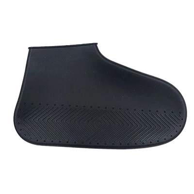 Черный Outdoor Waterproof Silicone Covers Shoe Protectors Rainproof Skidproof Over Shoes Boots Rain Socks For Cycling Camping Fishing - Цвет: Черный