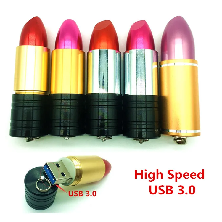 Высокоскоростной флеш накопитель USB 3 0 4G 8 GB 16 32 64G губная помада флешка палка
