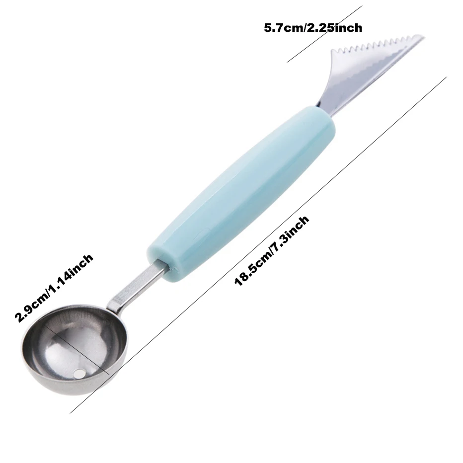 Basedidea мячик дыни Совок фруктовый и овощной шарик чайник ложка 2-в-1 фруктовое