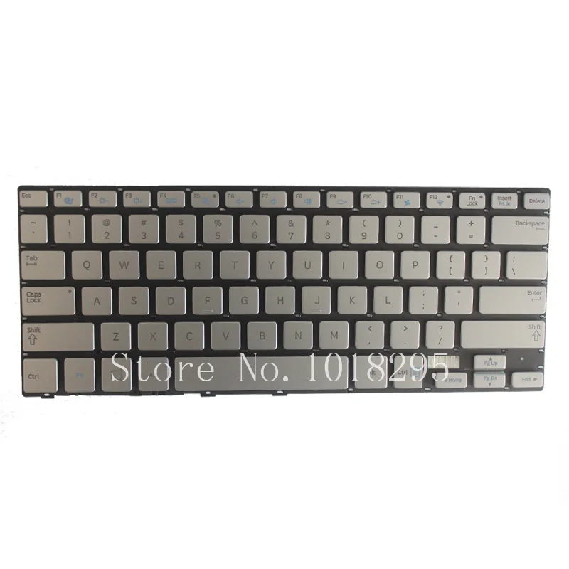 Новая английская клавиатура для ноутбука SAMSUNG NP730u3e NP740U3E 730U3E 740U3E американская черная серебряная подсветка