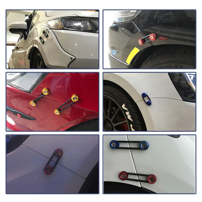Быстроразъемные крепежные детали JDM идеально подходят для передние бамперы, задних бамперов и багажника/крышки лючков