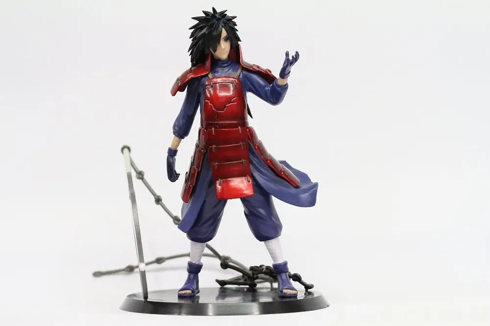 19cm Naruto Uchiha Madara Action Figure PVC New Collection figures toys Collection for friend gif10