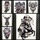 Временная татуировка в Западном мифологическом стиле для мужчин, женщин, мужчин, 21x15 см, ватавр, Стрелец, тату боди-арт, водостойкая поддельная татуировка, наклейка