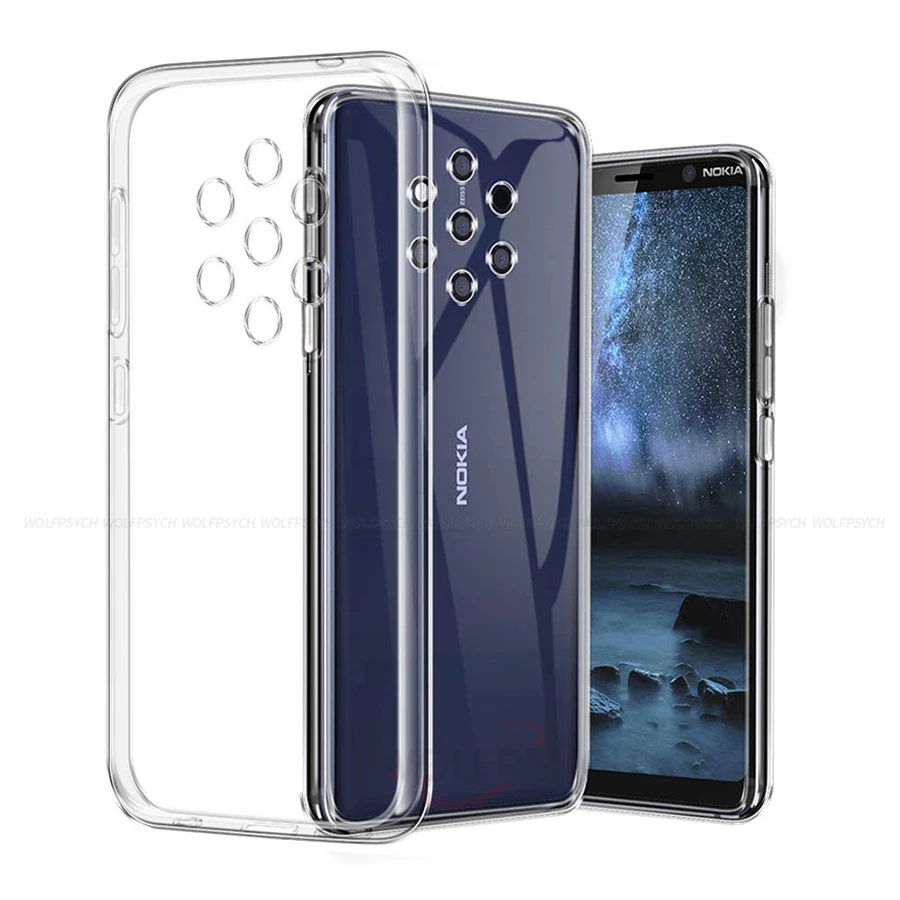 Чехол для Nokia 9 PureView 8 1 6 Plus силиконовый чехол из ТПУ Sirocco 7 plus Защитный протектор