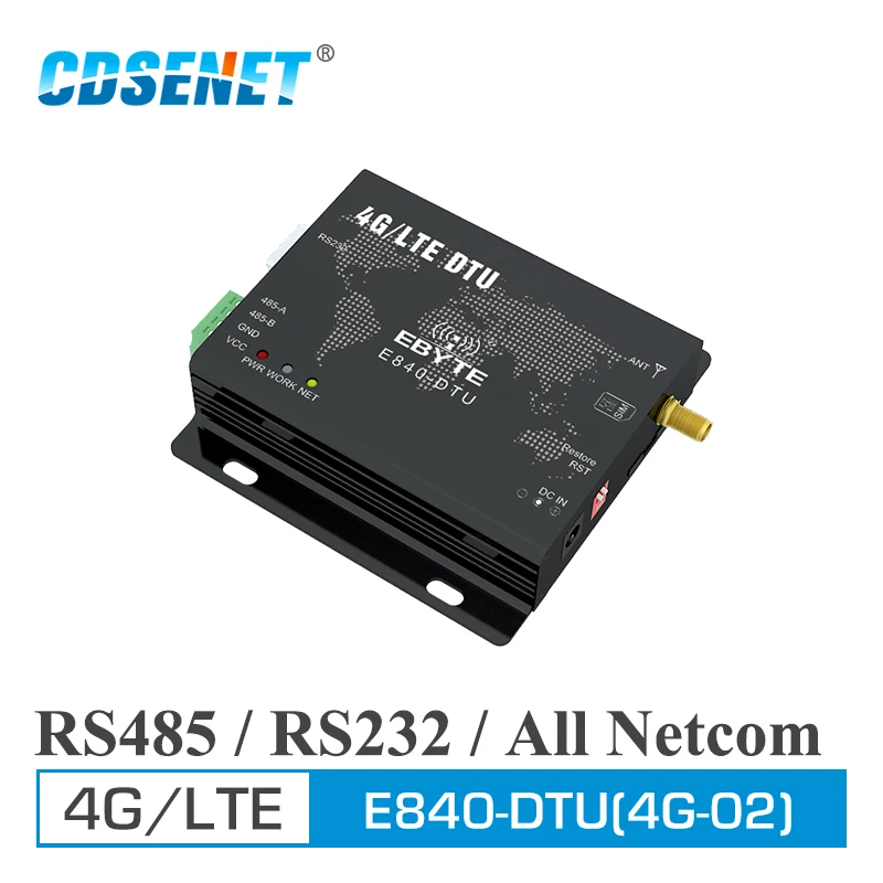 RS232 RS485 4 г пусть Беспроводной трансивер E840 DTU (4G 02) iot данных радиочастотный
