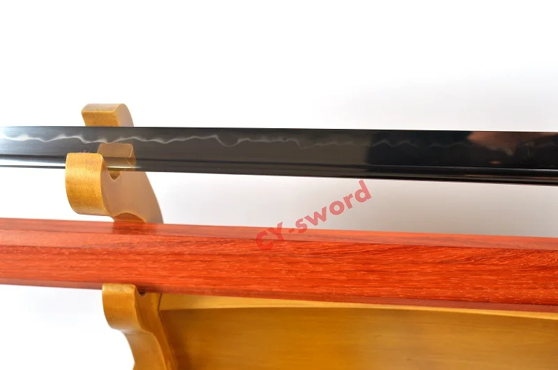 Высококачественный ручной работы ZATOICHI японский меч ниндзя Redwood Saya затемняющее