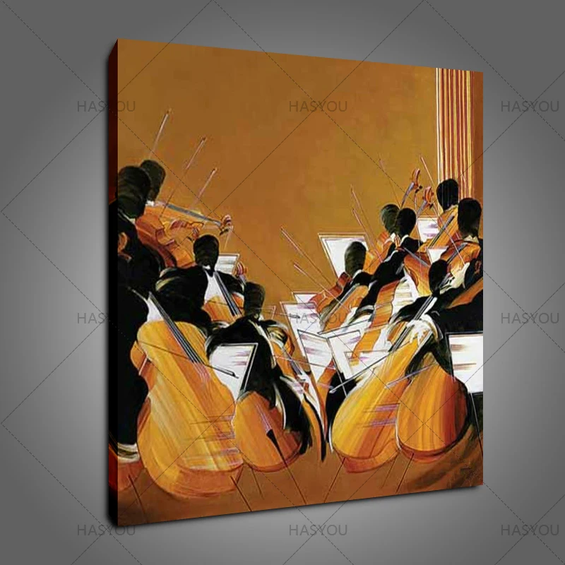 Высокое качество современное настенное искусство домашний декор ручная роспись