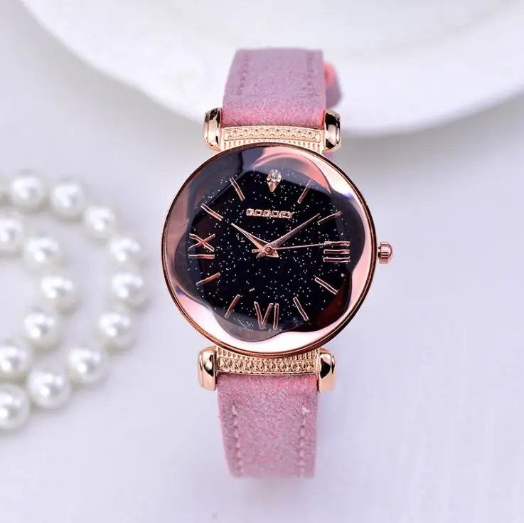 Gogoey женские часы 2019 роскошные Звездное небо для женщин Reloj Mujer go4417 | Наручные