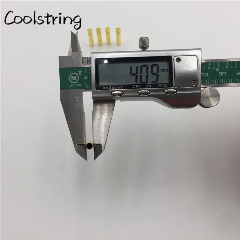 Coolstring 4 шт./1 Набор 4,0*25 мм плоский рот металлические Aglets покрытие DIY круглые пулевые наконечники для толстовок толстовки шнурки головы
