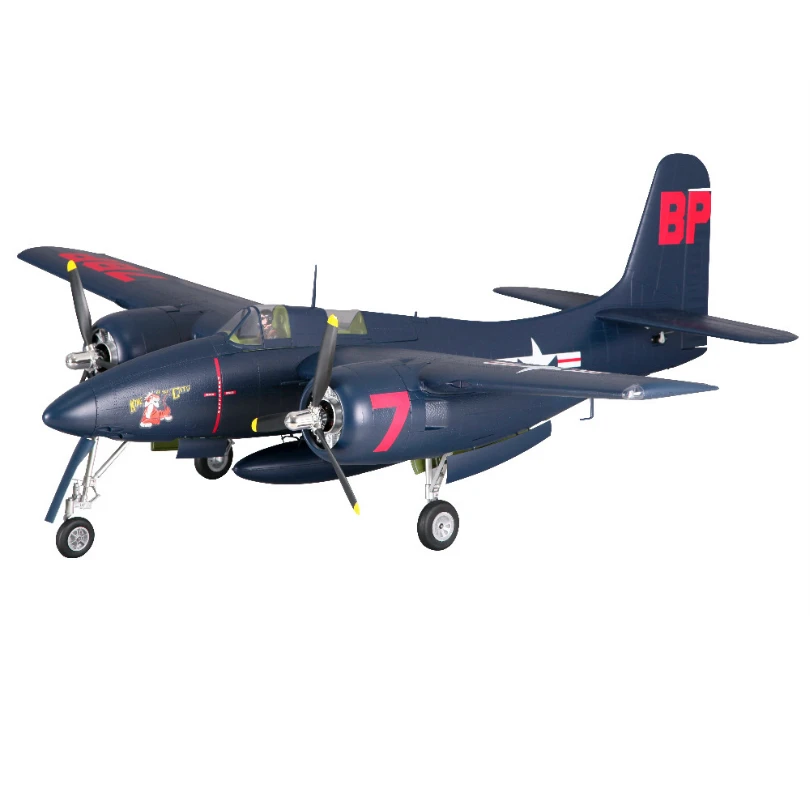 Радиоуправляемый самолет FMS 1700 мм 1 7 м F7F тигр кошка двойной двигатель 6CH