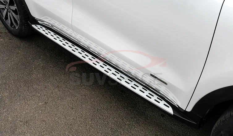 Алюминий стиль подходит для KIA Sportage подножку Подножка Nerf бар