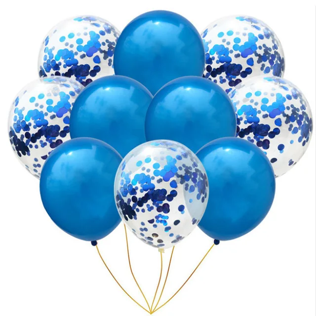Balloon-10Pcs-Blue Пол раскрывает детский душ украшения шар установить его девочка его мальчик украшения Дети партии о ребенок для ребенка душ шары - Цвет: Balloon-10Pcs-Blue